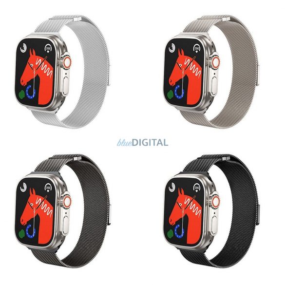 Hoco Magnetic Metal curea de înlocuire Apple Watch 38 / 40 / 41 mm - argintiu