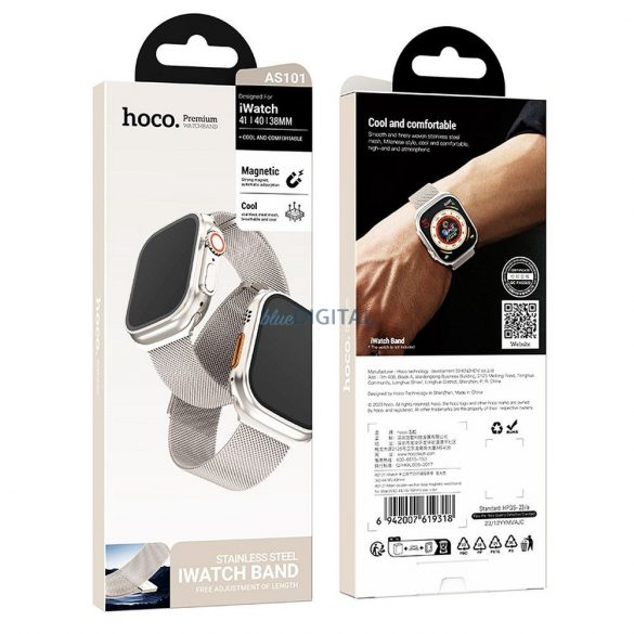 Curea HOCO pentru Apple Watch 38 / 40 / 41 mm culoare stea AS101