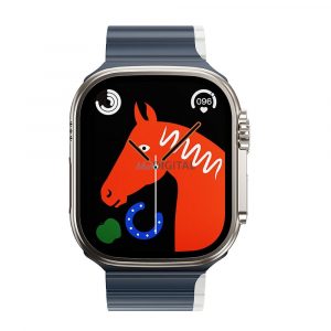 Curea HOCO pentru Apple Watch 42 / 44 / 45 / 49 mm AS102 albastru noapte cu gri