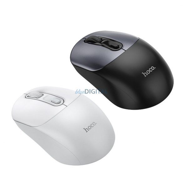 Mouse fără fir HOCO 2.4G GM28 alb gri