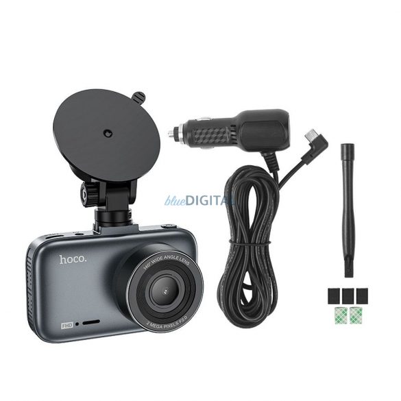 Camera auto HOCO cu ecran 3" DV5 gri fier