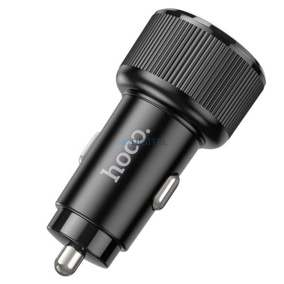 Incarcator auto HOCO 2 x Tip C QC PD 50W NZ14B negru