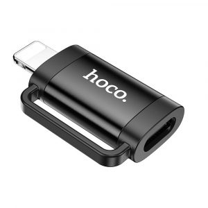 Adaptor HOCO OTG Lightning (mascul) la tip C (femă) 2A UA31B negru