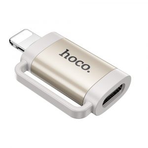 Adaptor HOCO OTG Lightning (mascul) la Tip C (femă) 2A UA31B gri