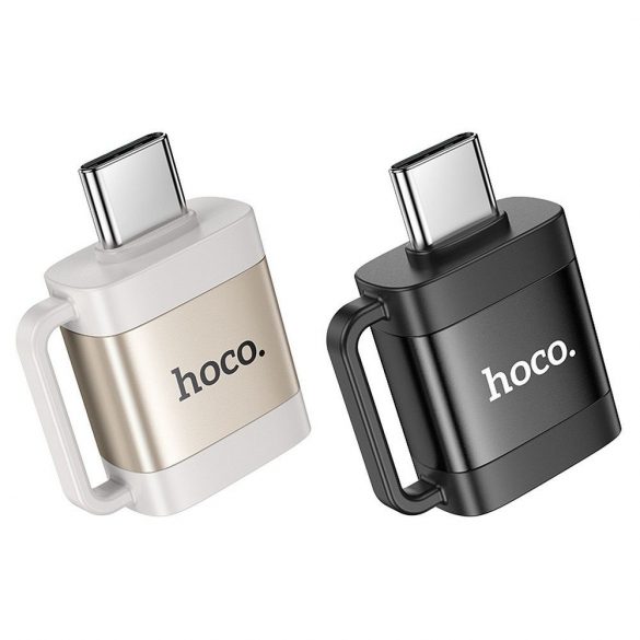 Adaptor HOCO OTG Tip C (mascul) la USB A (fema) 3A UA31C negru