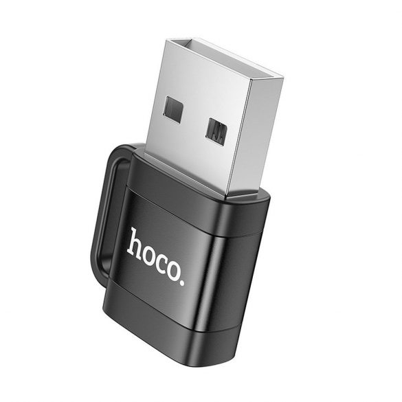 Adaptor HOCO OTG USB A (mascul) la tip C (femă) 3A UA31D negru