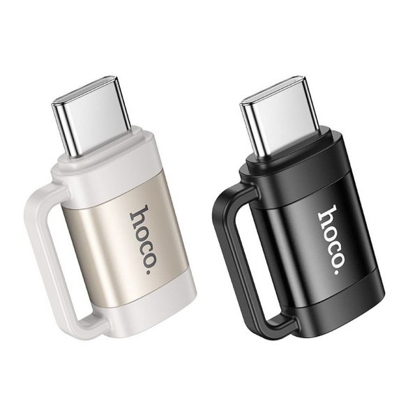 Adaptor HOCO OTG tip C (mascul) la Lightning (femă) 3A UA31E negru