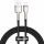 Cablu BASEUS USB A la Lightning 2,4A Cafule Metal 1 m negru