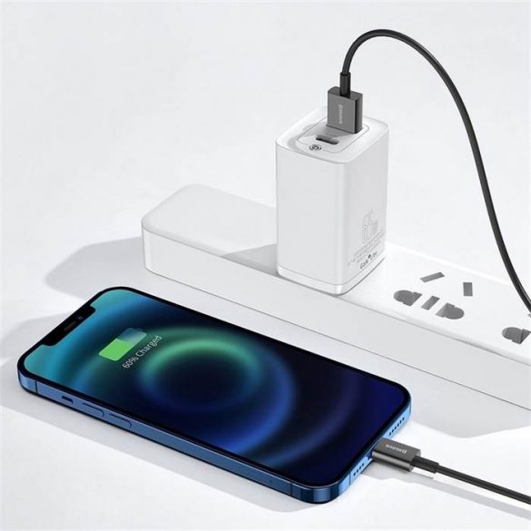 BASEUS cablel USB către Apple Lightning 8 pini 2,4A Superior Series Fast Charging CALYS-A01 1 metru negru