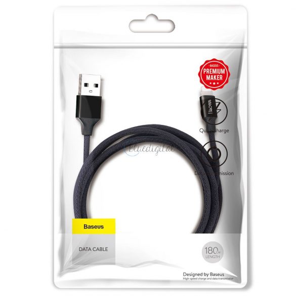 BASEUS cablu USB la o Apple Lightning 8 pini 2A Yvien CALYW-A01 1,8m negru