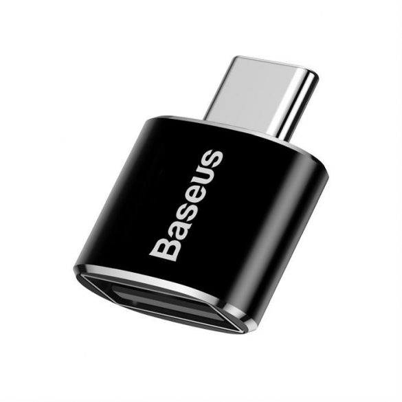 Adaptor BASEUS OTG USB la Typ-C 2,4A negru