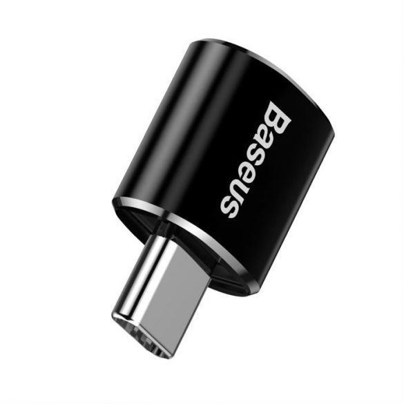 Adaptor BASEUS OTG USB la Typ-C 2,4A negru