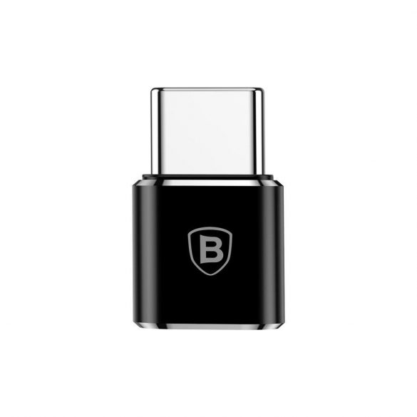 Adaptor BASEUS Micro USB la tip C negru