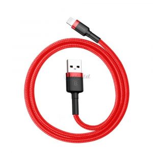 Cablu BASEUS USB la Apple Lightning 8-pini 2,4A Cafule CALKLF-A09 0,5m roșu-roșu