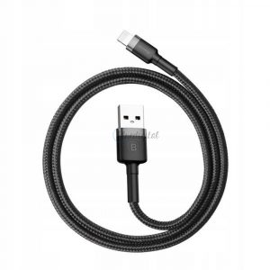 BASEUS cablu USB către Apple Lightning 8 pini 2,4A Cafule CALKLF-AG1 0,5m gri-negru