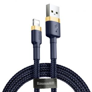 BASEUS cafule Cablu USB pentru fulger 1.5A 2M auriu-albastru CALKLF-CV3