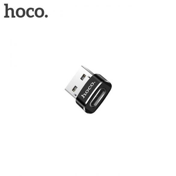 HOCO adaptor OTG USB la Tip C UA6 negru