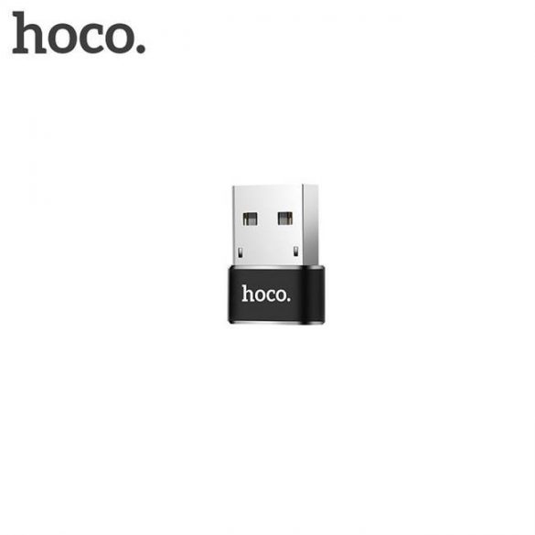 HOCO adaptor OTG USB la Tip C UA6 negru