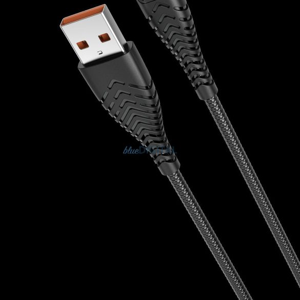 Cablu VEGER USB la tip C 2,4A 2,0 v104 V104 1,2m negru