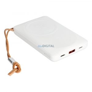 Power Bank VEGER MagOn cu suport pentru încărcare wireless MagSafe 15W - 10 000mAh PD22,5W negru (VP1151)