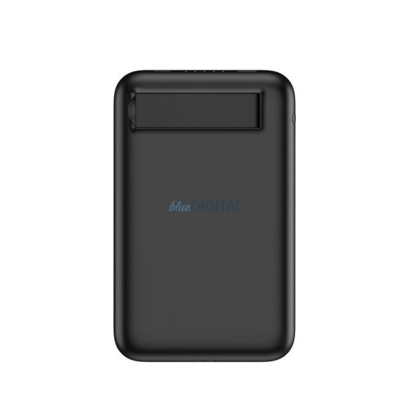 Power Bank VEGER MagOn cu suport pentru încărcare wireless MagSafe 15W- 5 000mAh PD20W negru (V0553P)