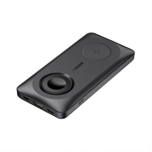 Power Bank VEGER MagMulti - 10 000mAh LCD încărcare rapidă pentru MagSafe + încărcare Apple Watch PD 22,5W (W1156)