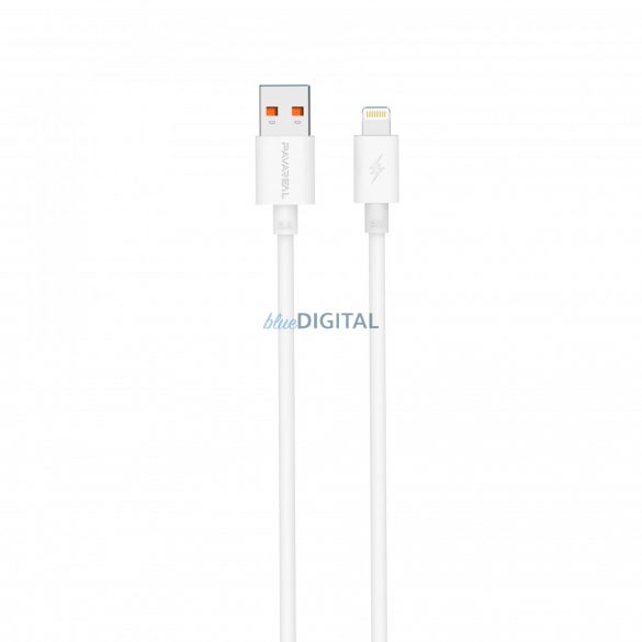 Cablu PAVAREAL USB la iPhone Lightning 5A PA-DC79I 1 m. alb