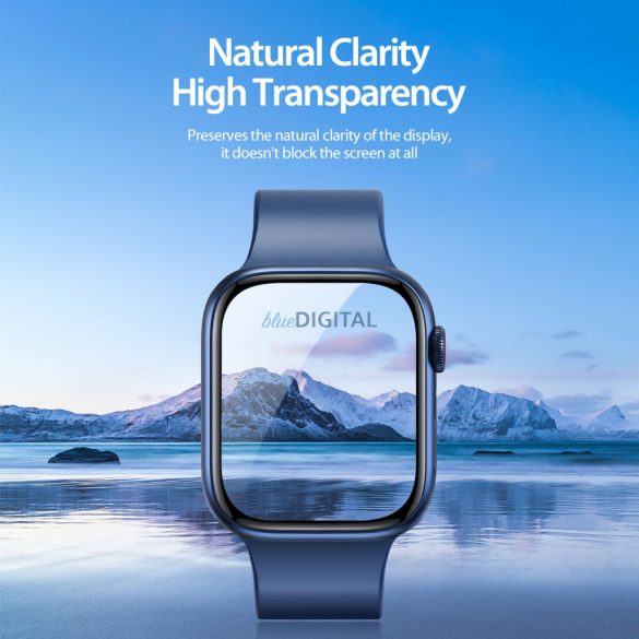 Dux Ducis LCD PMMA ecran protector cu margine neagră Apple Watch 10 42mm - 2 bucăți