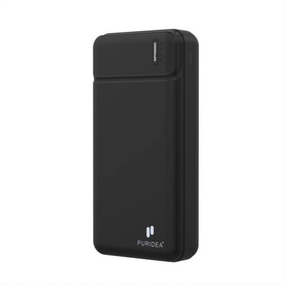 Power bank PURIDEA Q7 - 20 000mAh Încărcător rapid QC3.0 PD3.0 20W negru