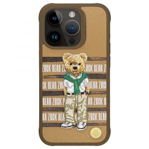 Carcasă Zuck Bear San Francisco Fortune pentru iPhone 15 Pro Max - model "Golden State Bear"