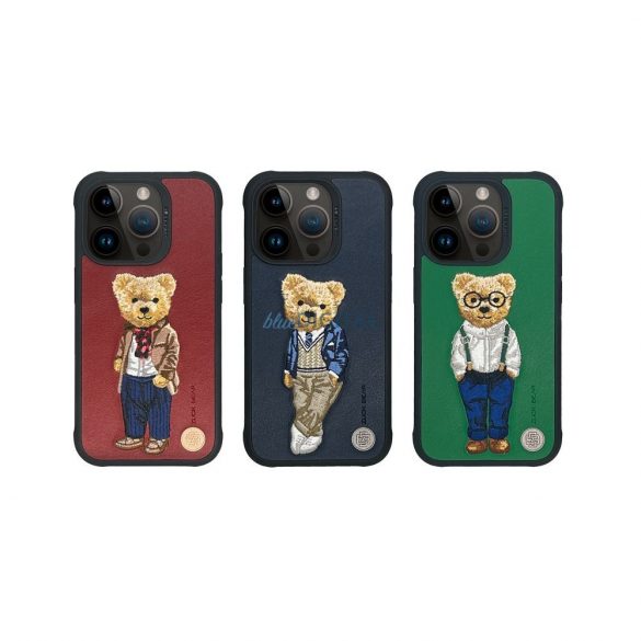 Husă Zuck Bear Londol Classic pentru iPhone 15 Pro - model "Mayfair swank"