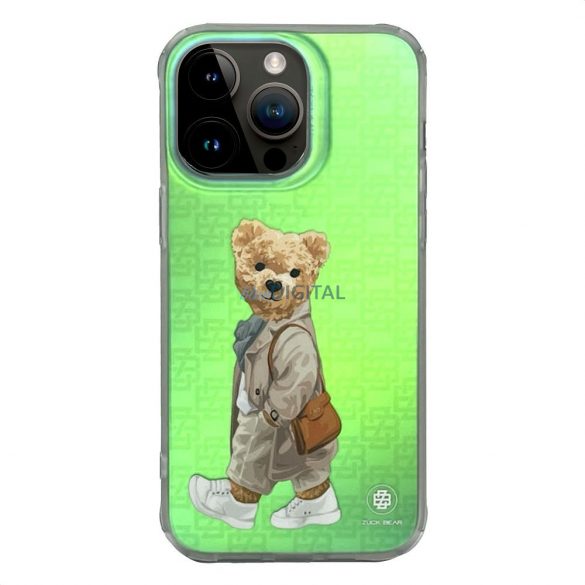 Carcasă Zuck Bear French Riviera pentru iPhone 15 Pro - model "Monaco glitz"