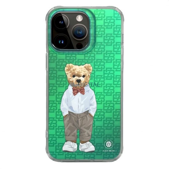 Zuck Bear Riviera Franceză caz iPhone 15 Pro - model "Cannes breeze"