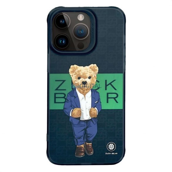 Carcasă Zuck Bear French Riviera pentru iPhone 15 Pro - model "Saint Tropez shimmer"