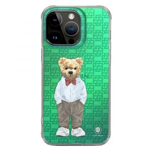 Zuck Bear Riviera Franceză caz iPhone 15 Pro Max - model "Cannes breeze"