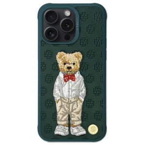 Zuck Bear Paris Gentleman caz iPhone 15 Pro - "Bow tie" model