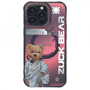 Zuck Bear New York Never Sleeps Husă compatibilă Mag MagSafe pentru iPhone 15 Pro - model "Bronx energy"