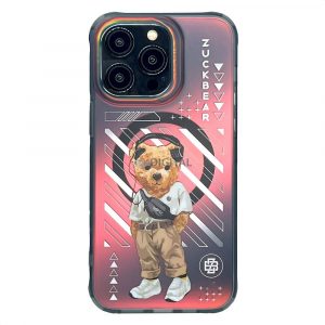 Zuck Bear New York Never Sleeps Mag MagSafe caz compatibil iPhone 15 Pro - "Manhattan urbane" model