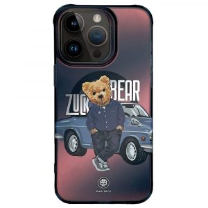 Carcasă compatibilă Zuck Bear California Cool Mag MagSafe pentru iPhone 15 Pro - model "car"