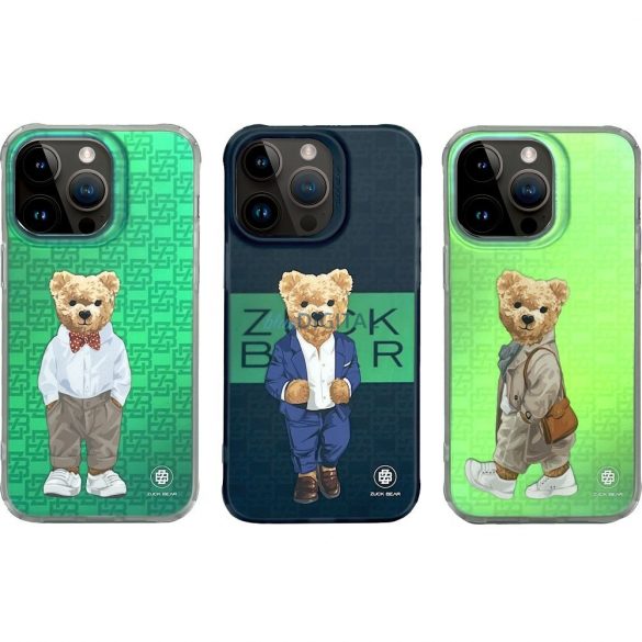 Carcasă Zuck Bear French Riviera pentru iPhone 15 Pro Max - model "Saint Tropez shimmer"