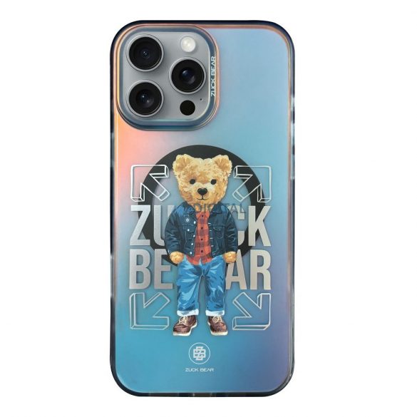 Carcasă compatibilă Zuck Bear California Cool Mag MagSafe pentru iPhone 16 - model "cămașă în carouri"