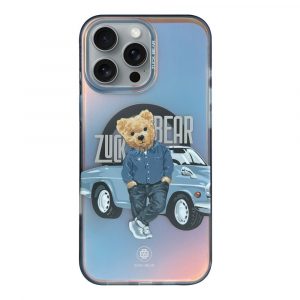 Carcasă compatibilă Zuck Bear California Cool Mag MagSafe pentru iPhone 16 Pro - model "automobile"