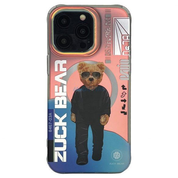 Husă compatibilă Zuck Bear Berlin Boss Mag MagSafe pentru iPhone 16 - model "zwei charm"