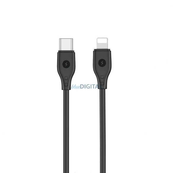 WiWU - Cablu de date seria Pioneer Wi-C002 USB C la Lightning 30W - negru