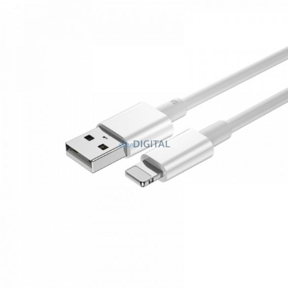 WiWU - Cablu de date din seria Classic Wi-C006 USB A la Lightning 2,4A - alb