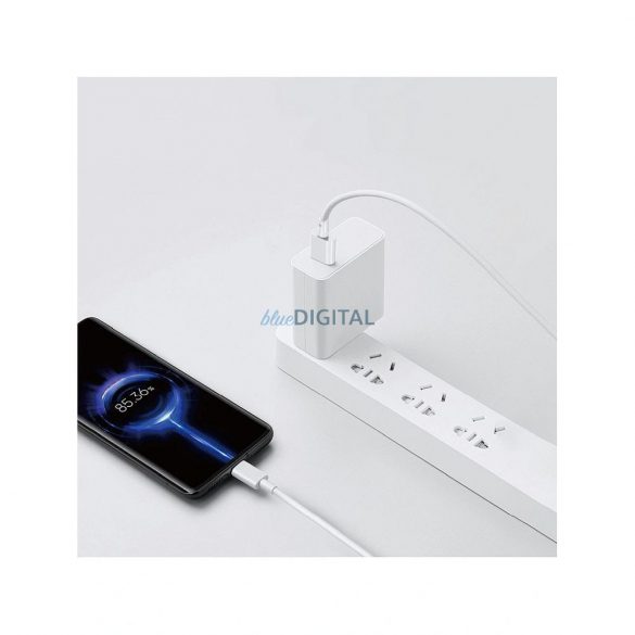 WiWU - Cablu de date din seria Classic Wi-C007 USB A la USB C 5A - alb