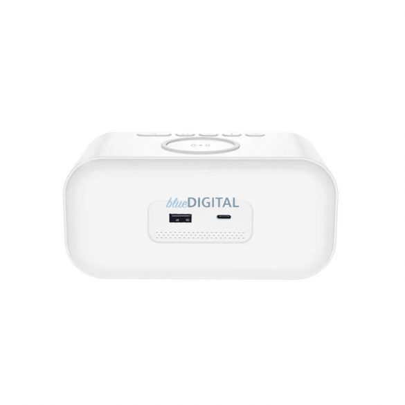 WiWU - Încărcător wireless 15W cu ceas cu alarmă Wi-C006 Power Air 5in1