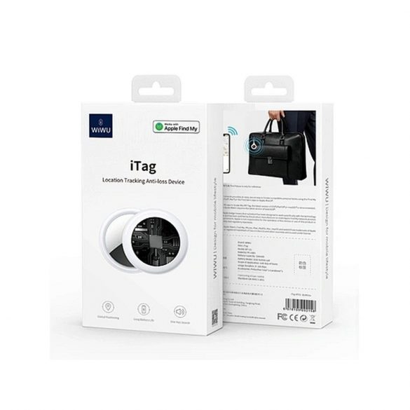 WiWU - Tracker inteligent anti-pierdere iTag WT-01 cu certificat Apple Find My...