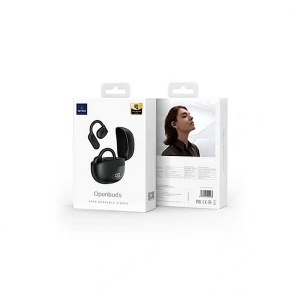 WiWU - Open Wearable Stereo (OWS) Openbuds T20 - negru