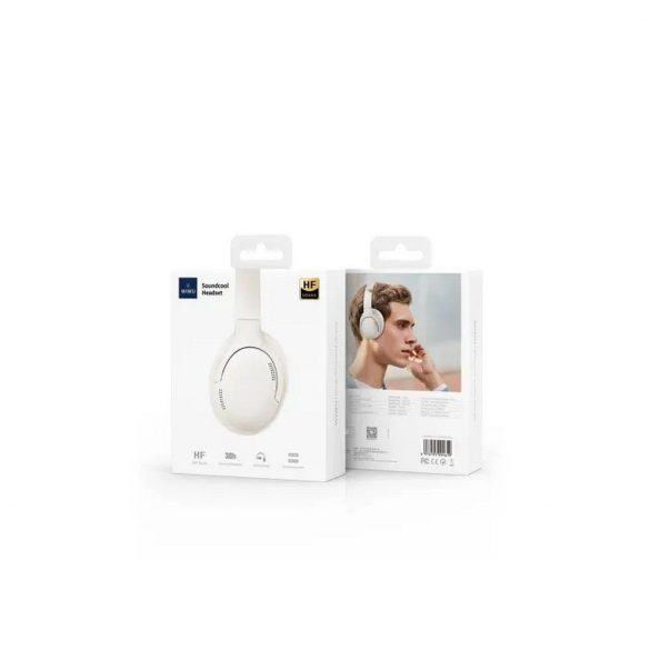 WiWU - Căști Soundcool TD-02 Căști Bluetooth fără fir - Ivory